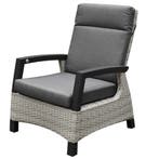 Dallas lounge tuinstoel verstelbaar grijs, Tuin en Terras, Tuinstoelen, Ophalen of Verzenden, Nieuw