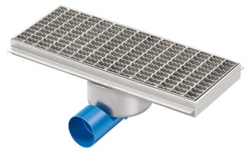 Afvoerput | RVS | 500 L x 200 B mm HorecaTraders, Verzenden, Nieuw in verpakking