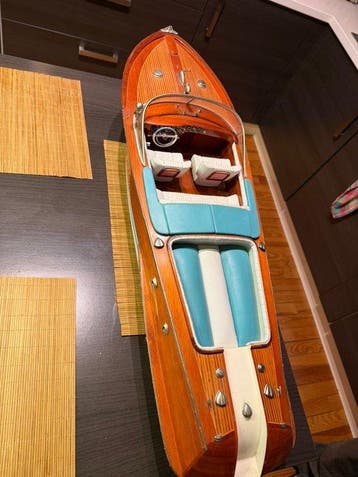 Modelauto - Maquette Riva Aquamara en bois 88 cm, Nieuw