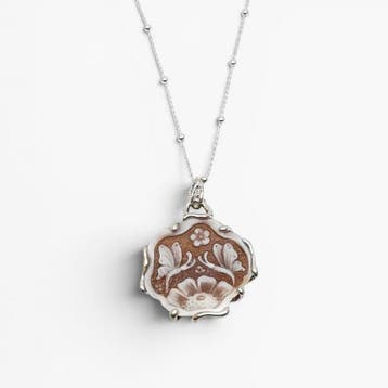 Zilver - Ketting met hanger - Italiaans vakmanschap