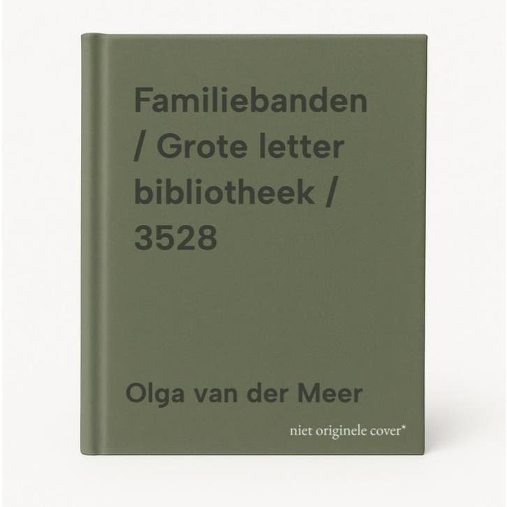 Familiebanden / Grote letter bibliotheek / 3528, Boeken, Romans, Gelezen, Verzenden