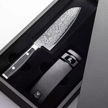 Yaxell Ran Messenset – Giftset – 2-delig – Santoku Mes, Ophalen of Verzenden, Nieuw, Overige materialen