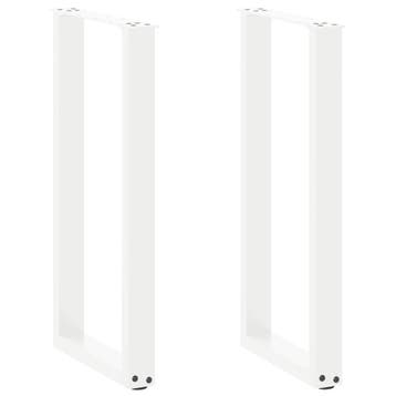 vidaXL Console tafelpoten 2 st U-vormig 38x(72-73) cm staal, Verzenden, Nieuw