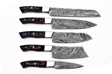 Keukenmes - Kitchen knife set - Keuken _ Mes - Set - Staal,