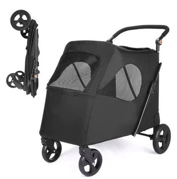 Grote Huisdierkinderwagen – Opvouwbare Buggy voor Honden, Verzenden, Nieuw