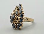Gouden ringen! Keuze uit 850 Antieke en Vintage sieraden., Goud, Ring, Met edelsteen