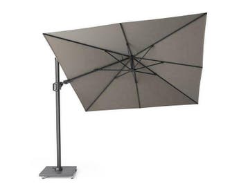 platinum zweefparasol Challenger T² premium 3x3 Manhattan, Tuin en Terras, Nieuw, 3 tot 4 meter, Zweefparasol, Kantelbaar