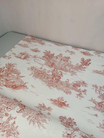 Meubelstof - 500 cm - 160 cm - Toile de jouy