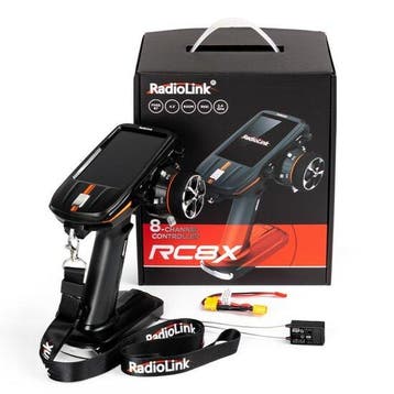 Radiolink Zenderset pistoolzender RC8x 8-channel radio wi..., Hobby en Vrije tijd, Modelbouw | Radiografisch | Overige, Verzenden