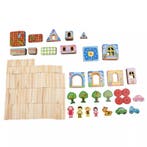 Kruzzel Bouwstenenhuis 268-delig – kleurrijke constructie., Ophalen of Verzenden, Nieuw