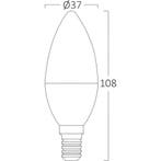 LED Lamp - E14 Fitting - Brinton - 6.5W 630lm - 840, Led-lamp, Minder dan 30 watt, E14 (klein), Nieuw