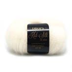 DROPS Kid-Silk Uni Colour - 01 naturel - Mohair Garen, Ophalen of Verzenden, Nieuw