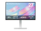 Lg - Ultra HD 4K  Monitor - 27 inch, IPS, Verzenden, In hoogte verstelbaar, Nieuw