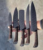 HHH - Keukenmes - Kitchen knife set - koksmes - Palissander,, Antiek en Kunst