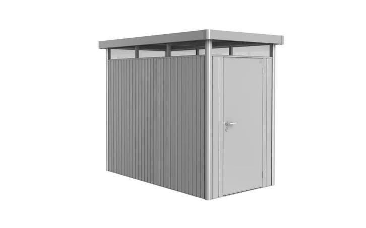 Biohort Berging Highline Enkele Deur Zilver 155 x 275 x 222, Tuin en Terras, Bergingen en Tuinkasten