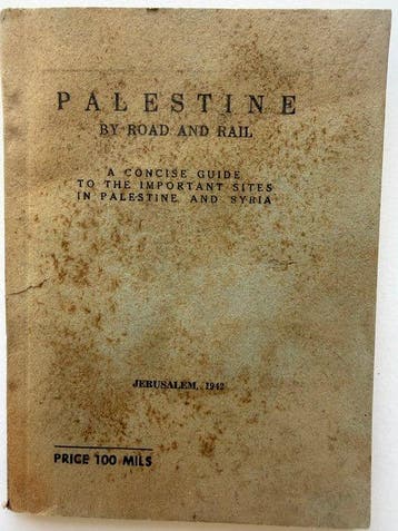 St. H Stephan & Boulos Afif - Palestine by Road and Rail -, Antiek en Kunst