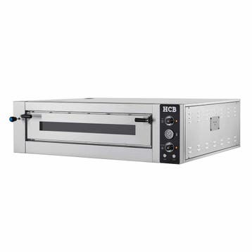 HCB Pizzaoven - 9 pizzas - 34 cm doorsnede - 400V - RVS, Verzenden, Nieuw in verpakking, Overige typen