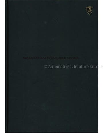 2005 LAMBORGHINI GALLARDO COUPE SPYDER HARDCOVER BROCHURE, Nieuw, Author