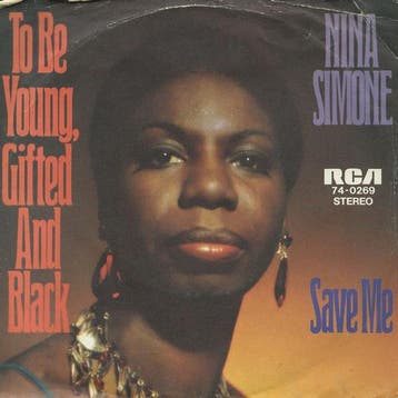 vinyl single 7 inch - Nina Simone - To Be Young, Gifted A..., Verzenden, Zo goed als nieuw, 7 inch, Jazz en Blues