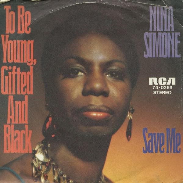 vinyl single 7 inch - Nina Simone - To Be Young, Gifted A..., Cd's en Dvd's, Vinyl Singles, Zo goed als nieuw, 7 inch, Jazz en Blues