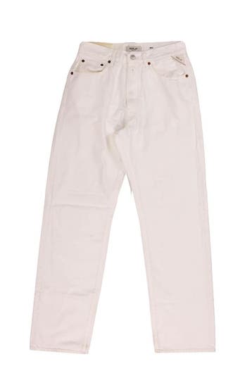 Replay Broek in maat W29 L32 Wit, Verzenden, Zo goed als nieuw, Wit, Replay