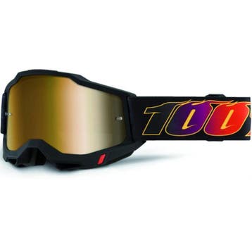 Crossbril 100% Accuri 2 - Zwart / Vuur, Verzenden, Nieuw met kaartje, Motorcrosskleding, 100%