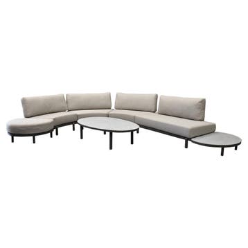Eclipse XL hoekloungeset 8 delig aluminium rope, Ophalen of Verzenden, Nieuw