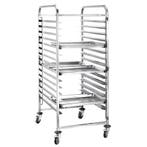 GGM Gastro | RVS regaalwagen voor dienbladen - voor 15 |, Verzenden