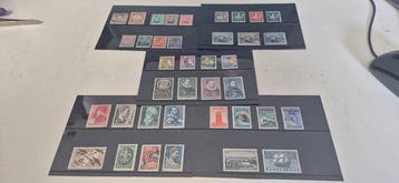 Nederland 1924/1937 - Diverse vooroorlogse series Ongebruikt, Gestempeld