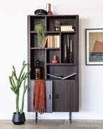 Boekenkast Remi - Bruin - 95732 - bergkasten, Nieuw, Overige materialen
