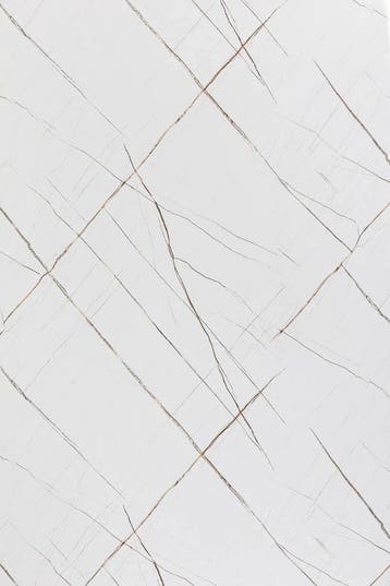 PVC wandpaneel 280x122 White Scratched Marble, Nieuw