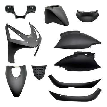 Kappenset Mat Zwart RSO Arrow/ SP50/ Streetline/ city/ zip-l, Fietsen en Brommers, Brommeronderdelen | Scooters, Verzenden, Nieuw