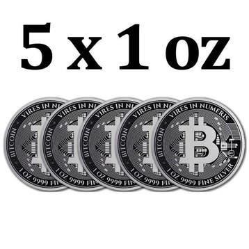 1 Troy Ounce - Zilver .999 - 5 x 2024 1oz Niue $2 NZD