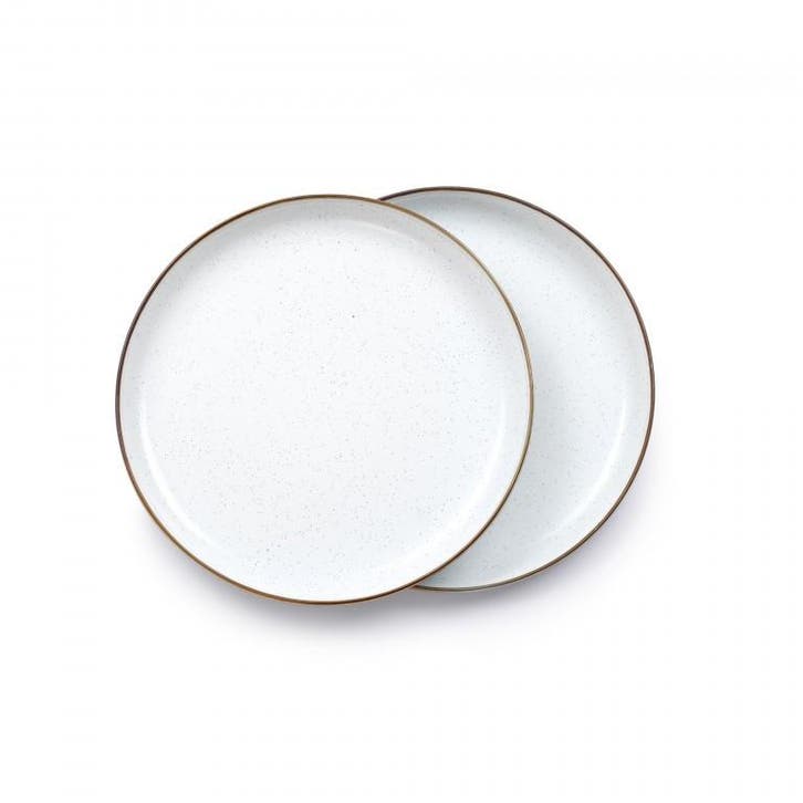 Enamel Dinerborden Set van 2 - Barebones, Watersport en Boten, Accessoires en Onderhoud, Nieuw, Ophalen of Verzenden