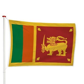 Sri Lankese Vlag 40x60cm, Verzenden, Nieuw