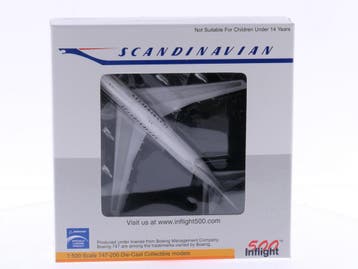 Schaal 1:500 Inflight 500 - 355 4048 Scandinavian Boeing..., Ophalen of Verzenden, Gebruikt