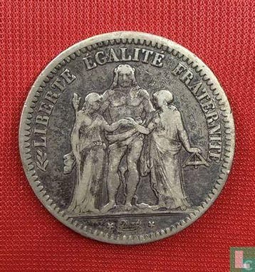 Frankrijk 5 francs 1849 (Hercules - A), Verzenden, Frankrijk, Losse munt, Goud