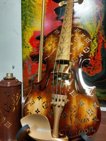 fp pop art - Louis Vuitton Violon (60cm) et Capsule luxury, Antiek en Kunst