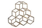 Filigraan design wijnrek HONINGRAAT 35cm goud metaal, Ophalen of Verzenden, Nieuw