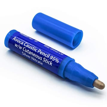 Zilvernitraatstift 95% in blauw plastic huls 1 stuk 14960168, Diversen, Verzenden, Nieuw