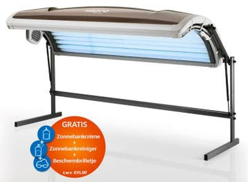 Hapro zonnehemel Onyx 14/1T (kantelbaar, gezichtsbruining), Ophalen of Verzenden, Nieuw, Zonnebank enkelzijdig, 10 tot 15 lampen