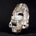 Monumentaal Teotihuacan lapidair mozaïekmasker - sculptuur -, Antiek en Kunst