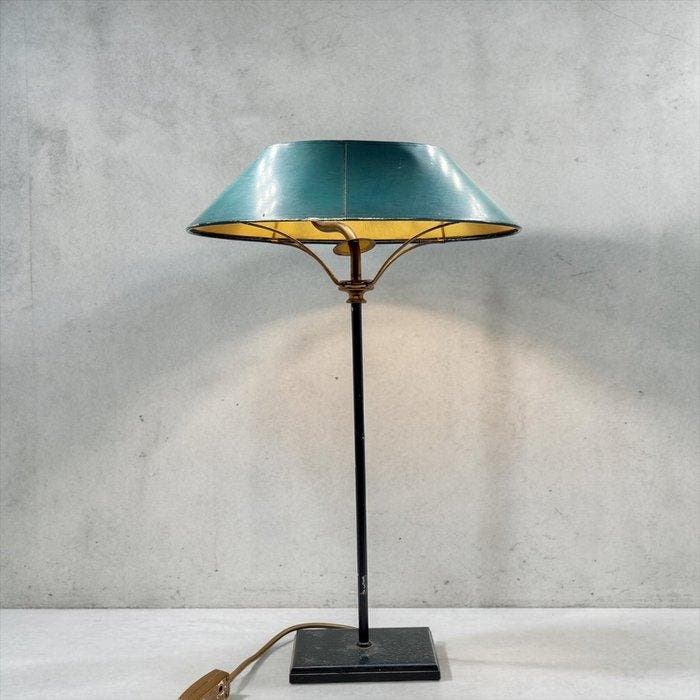 Tafellamp - Messing, Hout, Antiek en Kunst, Kunst | Designobjecten