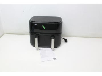Braun TwinCook 3 TD3030 - Dubbele Airfryer - 8L 2x4L, Witgoed en Apparatuur, Airfryers, Verzenden, Zo goed als nieuw