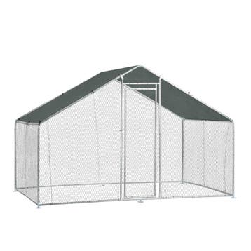 Kippenren Wels buitenren 3x2x2 m donkergroen pro.tec, Dieren en Toebehoren, Verzenden, Nieuw