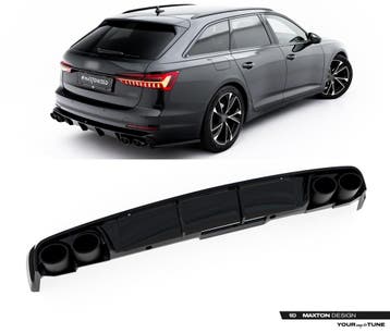 Aggressive Diffuser voor Audi A6 C8 Sedan / Avant, Ophalen of Verzenden