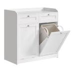 Multifunctionele Badkamerkast met Laden en Afneembare Waszak, Verzenden, Nieuw