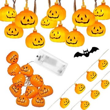 Halloween led slinger pompoentjes 4.5*5cm  lichtketting 2, Ophalen of Verzenden, Nieuw