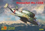 RS MODELS 92266 HENSCHEL HS-132A GERMAN DIVE BOMBER 1/72, Hobby en Vrije tijd, Modelbouw | Vliegtuigen en Helikopters, Verzenden