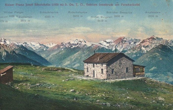 Oostenrijk - Landschap - Berghutten in Tirol - Ansichtkaart, Verzamelen, Ansichtkaarten | Buitenland